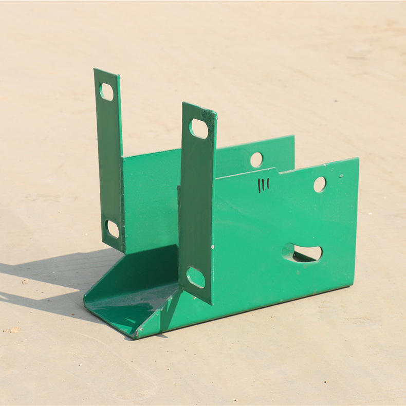 高速防撞护栏配件 三波防阻块定制