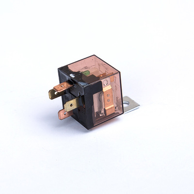大量生产防水透明继电器 12v40a 4p改装蜗牛喇叭继电器配件价格优