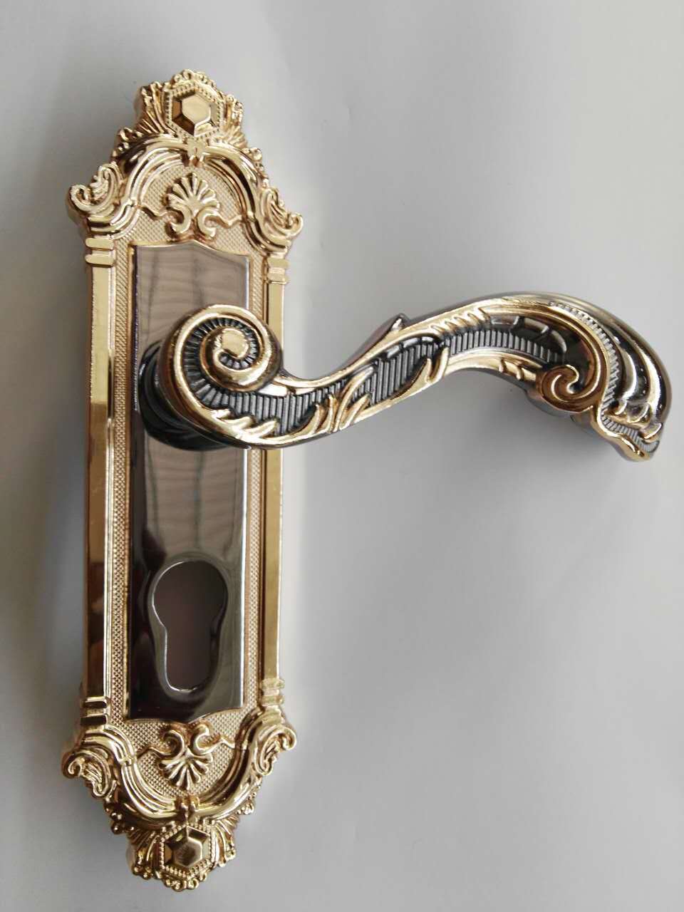 【超低价批发红古铜欧式锌合金单舌锁具 室内房间木门机械执手门锁】