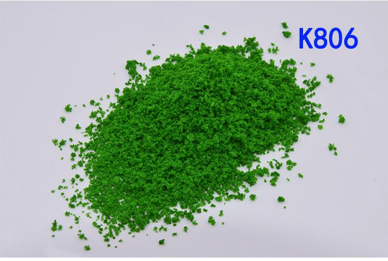 模型树粉 1kg包装 绿色 小颗粒状海绵树粉 建筑模型制作材料