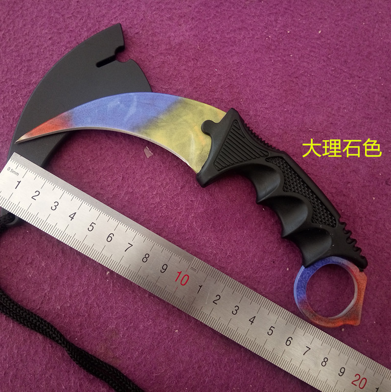 csgo周边爪子刀户外高硬度随身户外防身鹰爪刀特战刀