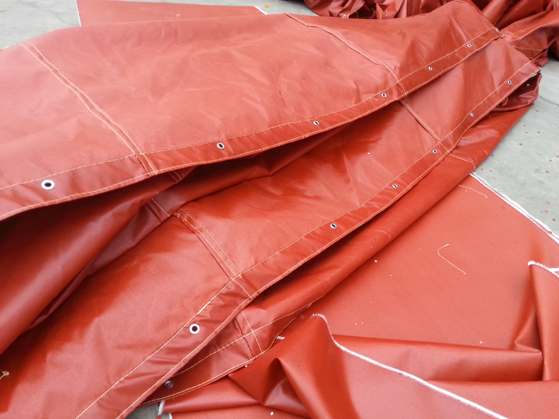 红白蓝三色彩条布供应 工厂全新料加工编织布 价格实惠 诚信厂家