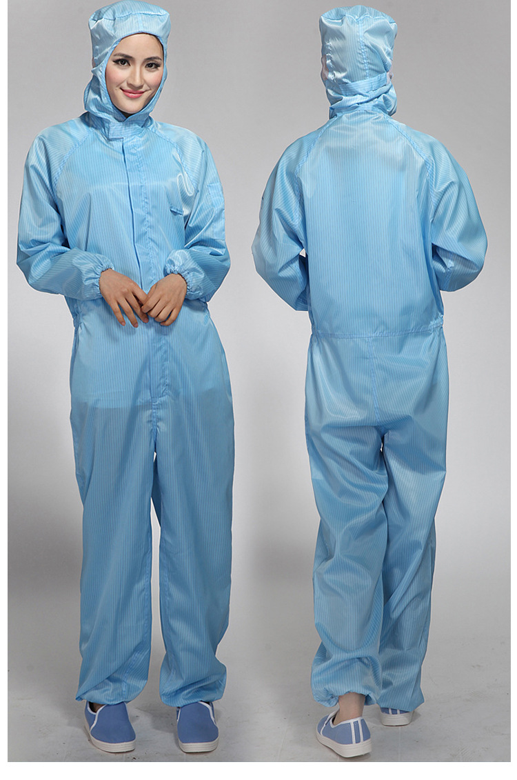 厂家直销 翻领分体防静电服 防静电无尘工作衣 劳保防护服