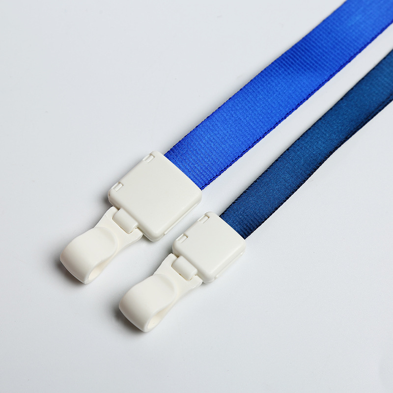 塑料夹挂绳厂牌挂带定制 胸卡证件挂绳工作证丝印挂带 挂绳直销-拖车