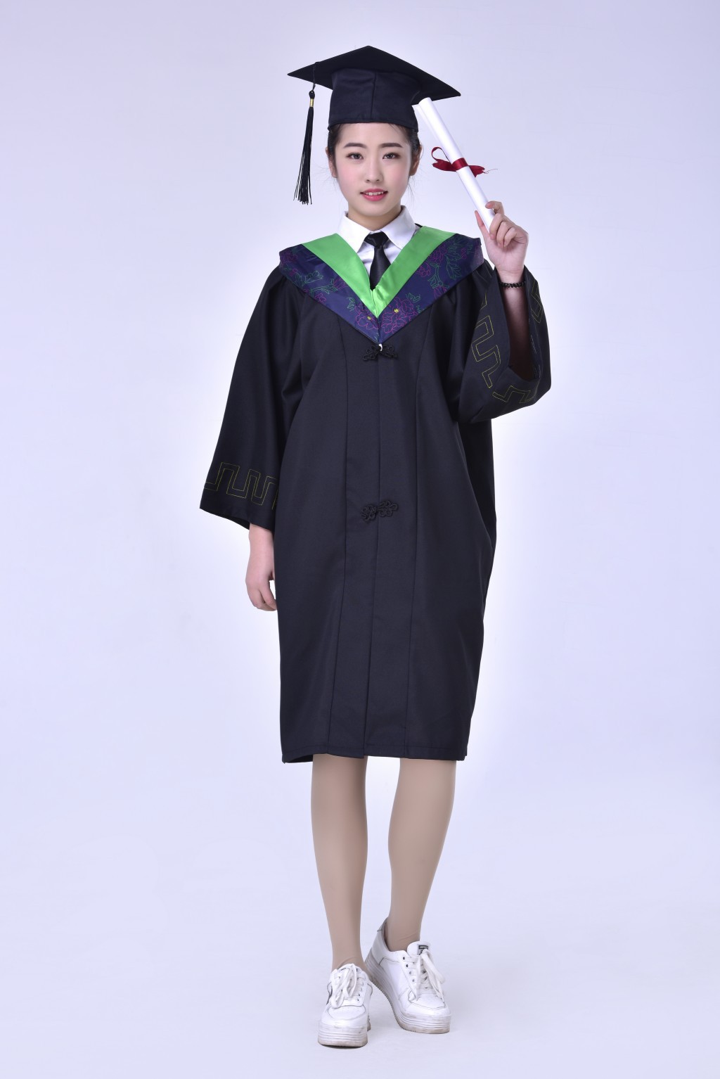 大学生毕业学士服毕业礼服成人礼毕业袍套装厂家批发