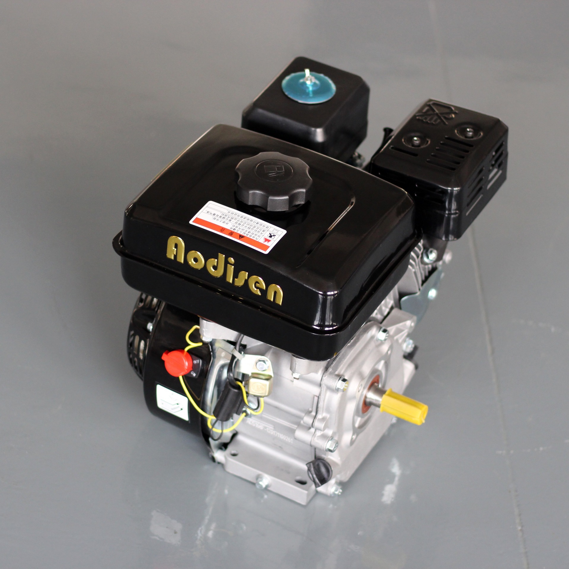 gx210小型单缸汽油机四冲程磨光机打谷机建筑专用168f动力gx200