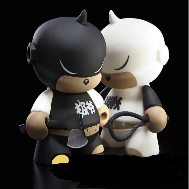 动漫设计罗辑思维死磕侠搪胶公仔极爷泼妖手办玩偶厂家现货热销