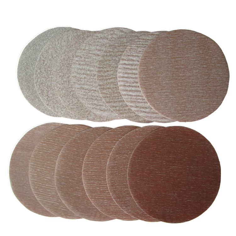 厂家直销5寸诺顿砂纸 诺顿a275 诺顿c275 norton圆盘植绒砂纸