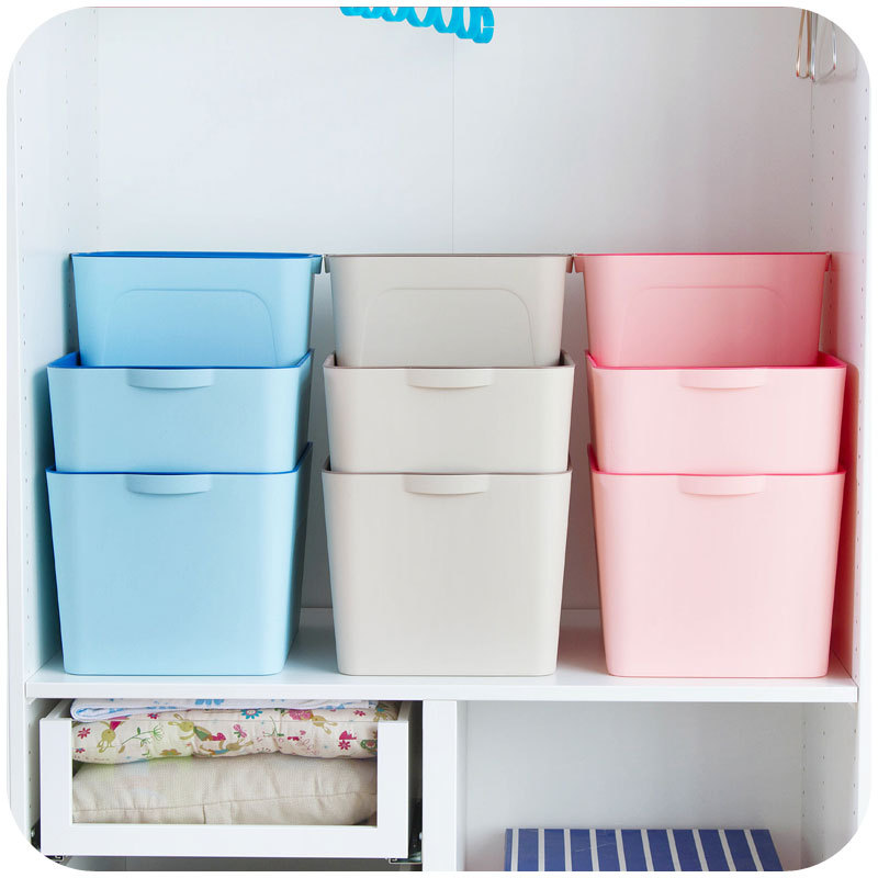 Japanese-Style Storage Box Plastic Pp Storage Box Multifunctional Storage Box Home Toy Storage Box 0337