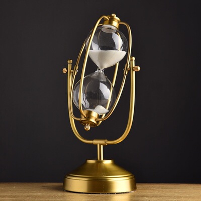 欧式风格纯铜沙漏 计时器结婚礼物礼品 饰品摆件结婚送礼30分钟