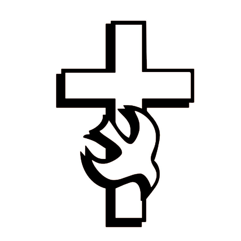 新款耶稣图案汽车墙贴纸 圣诞节墙贴纸装饰 速卖通爆款 一件代发