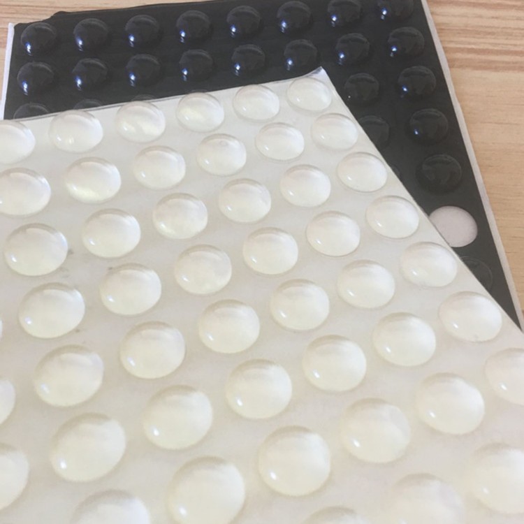 玻璃胶垫 半球玻璃脚垫 圆柱硅胶缓冲垫 透明硅胶垫 自粘玻璃垫片