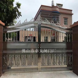 304不锈钢花园入户大门 小区大门 别墅大门 庭院门