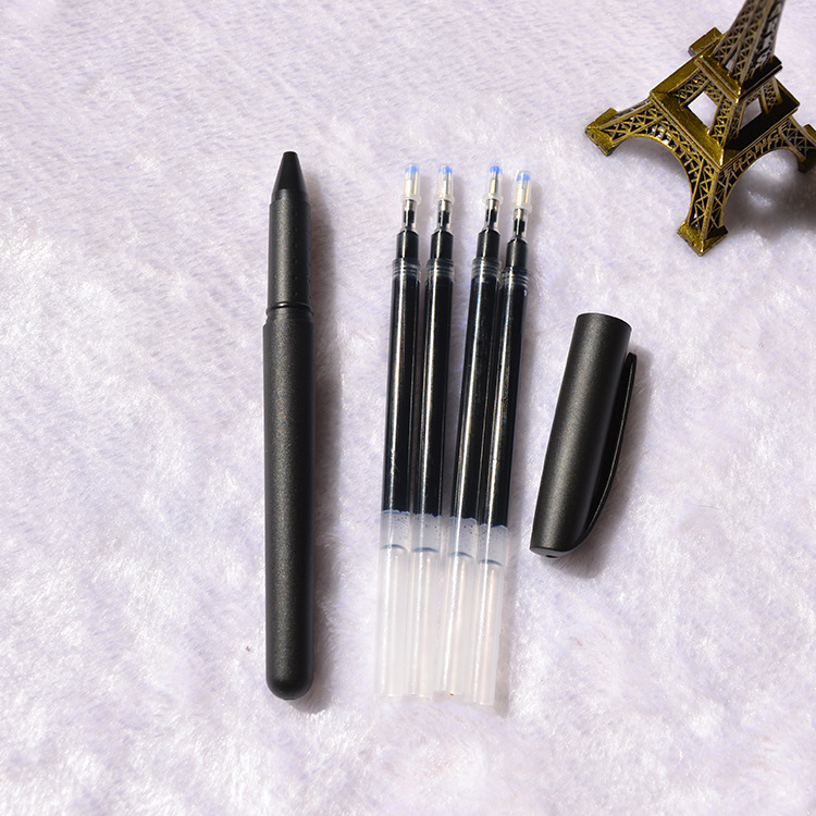 中性笔芯粗笔芯巨无霸超大容量练字笔自动消失笔芯褪色笔厂家直发