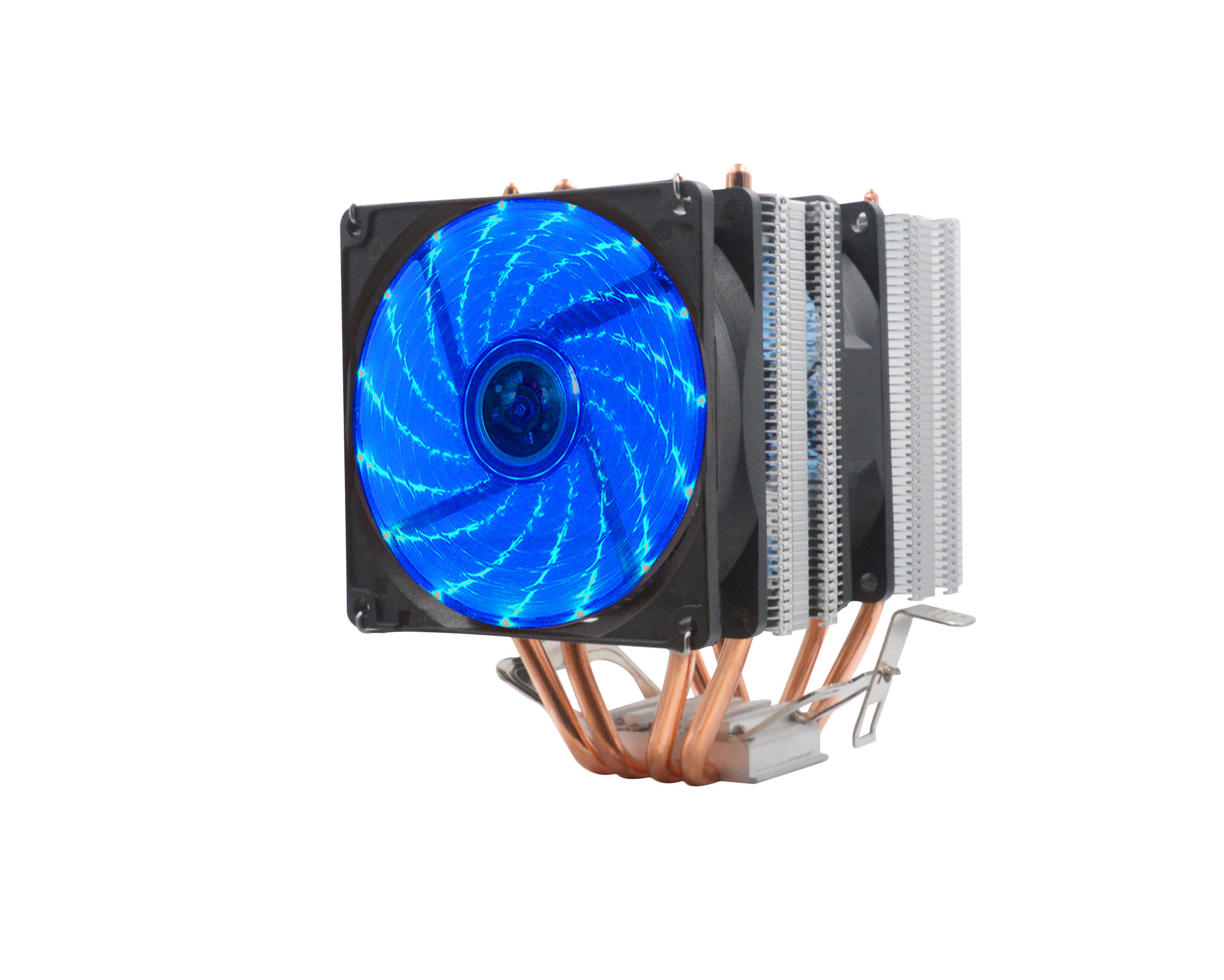 双塔5热管台式cpu散热器风扇9公分英特尔amd通用厂价直销可贴牌