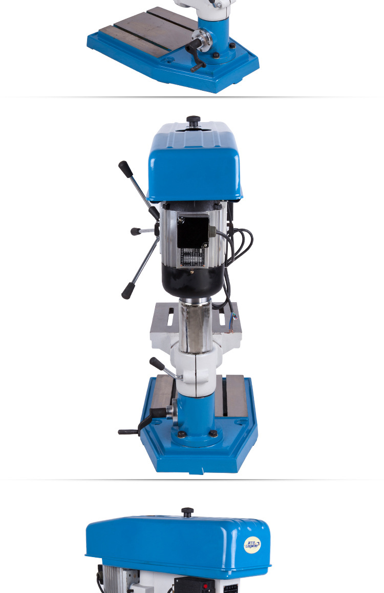 z4132高精度重型工业台钻1.1kw三相380v带工作灯手摇工业台式钻床