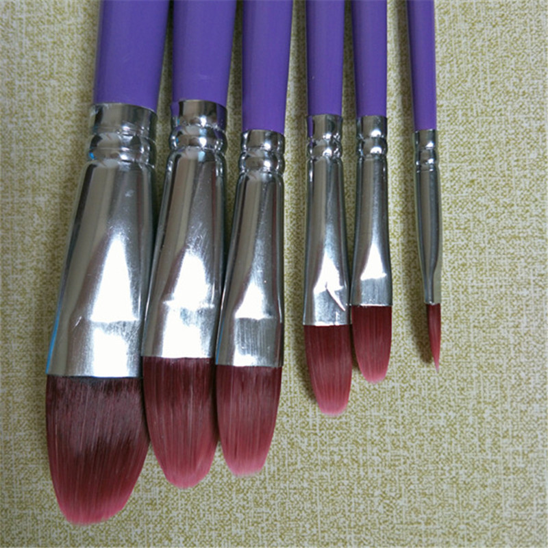 厂家直销美术用品批发老人头尼龙毛水粉笔水彩笔丙烯画笔