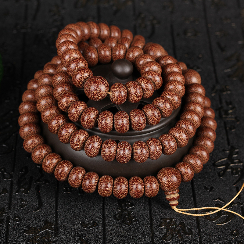 正宗天然菩提木美国椴木雷音木12*8mm算盘珠佛珠手串毛衣链手链-阿里