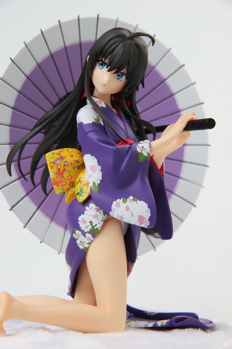 我的青春恋爱物语 和服 雪之下雪乃 撑伞 版手办模型