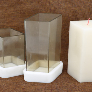 圣坤大小头螺旋蜡烛模具 工艺蜡烛塑料模具手作diy蜡烛一件代发