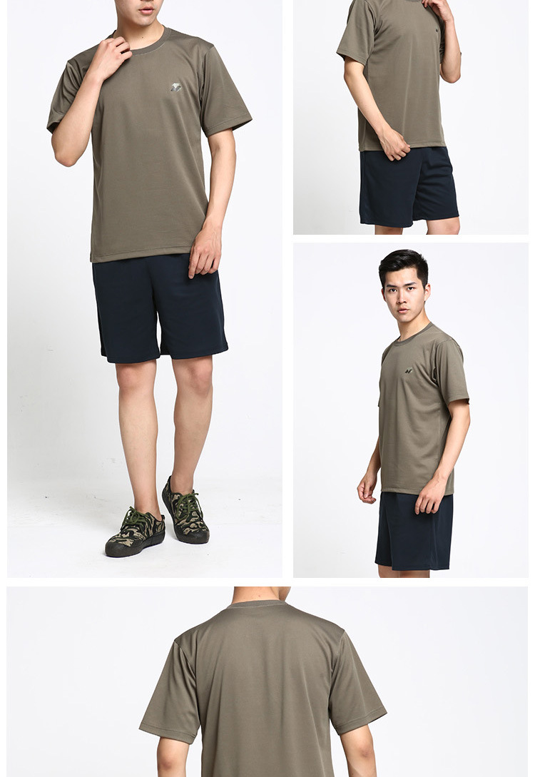 07陆体能训练服 夏季军训服学生体能服训服迷彩短袖训练服