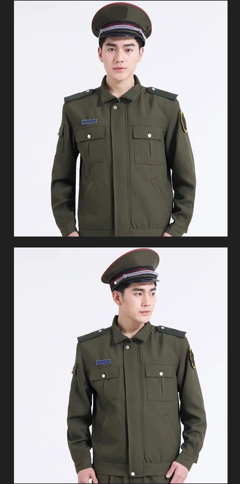 消防员春秋执勤服/专职消防员橄榄绿套装/专职劳保服套装厂家直销