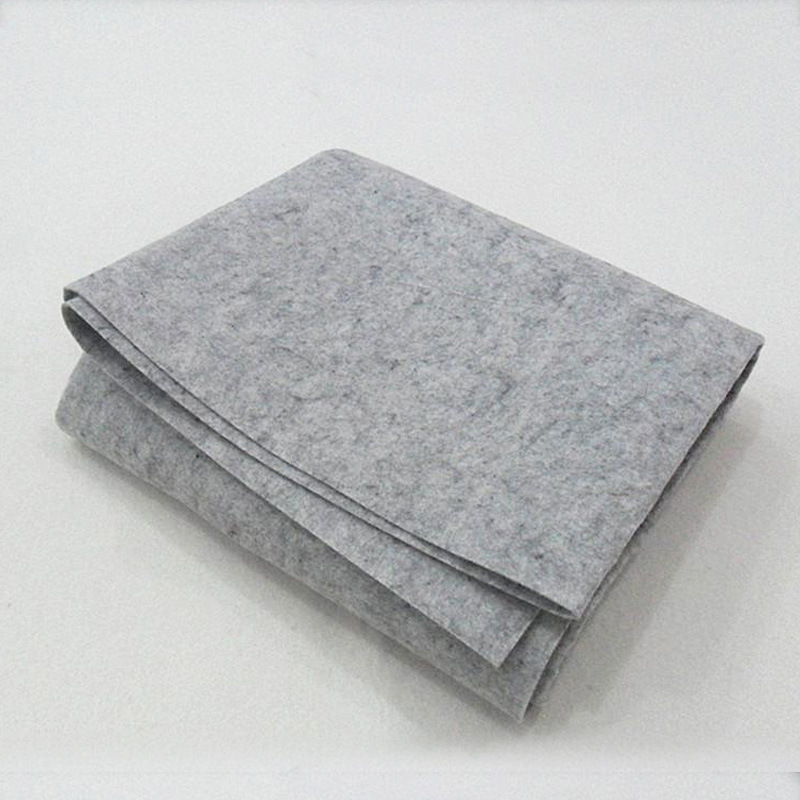 灰色书画毛毡垫文房毛笔练字书法画画桌面垫布规格齐全欢迎定制