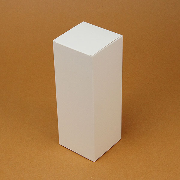 现货折叠上开口白卡纸化妆品奶茶电子产品通用包装盒白盒可定制