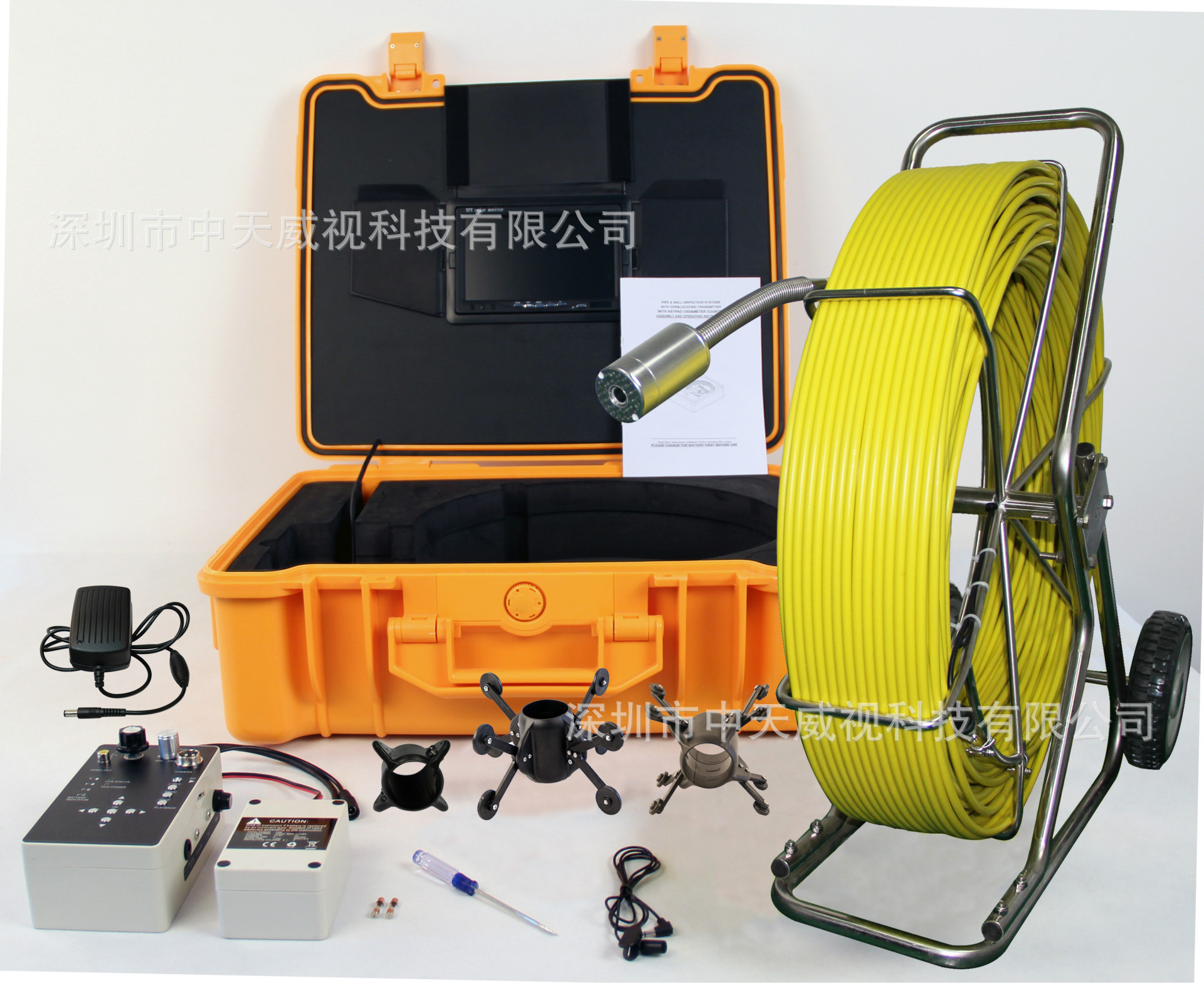 150米工业管道内窥镜管道检测仪地下管道检测仪水井排水管道检测