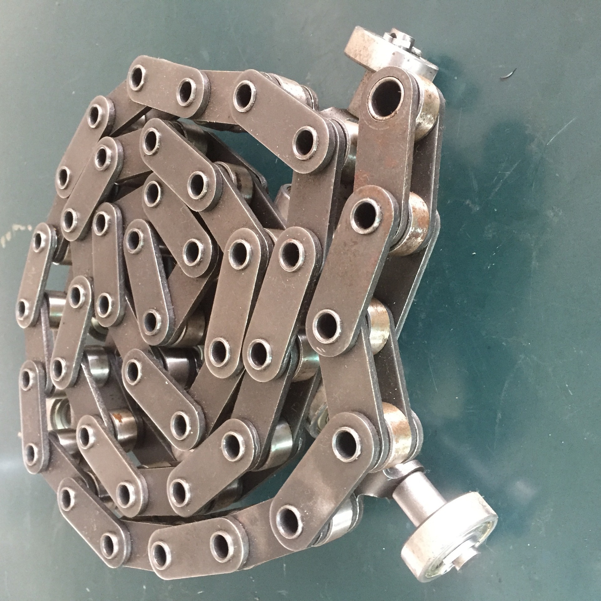 专业订制喷油线涂装链条 地轨自动喷油线输送链条p50.8节距