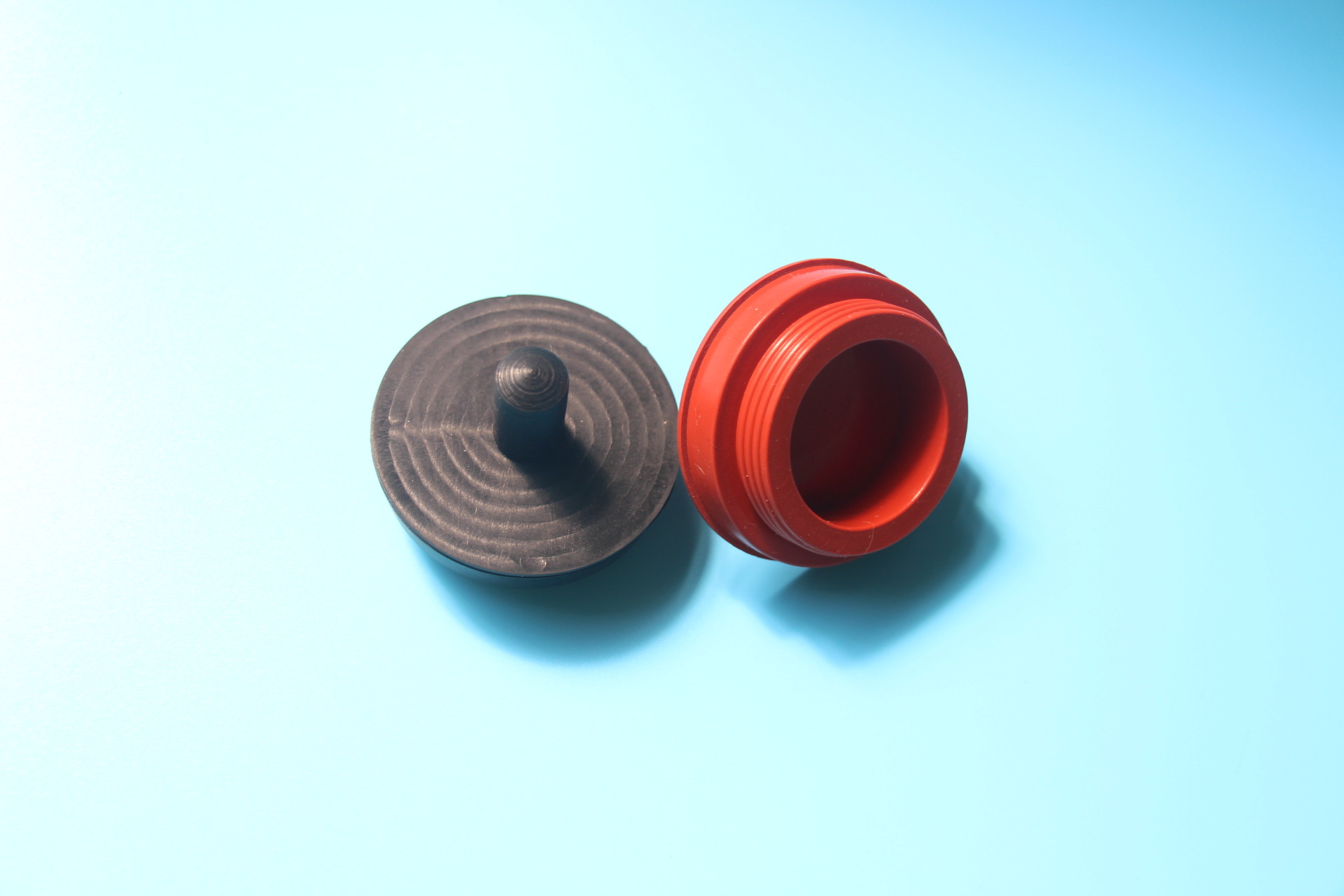 订制天然橡胶堵孔塞 带孔硅胶堵头 电机轴承防水硅胶密封塞