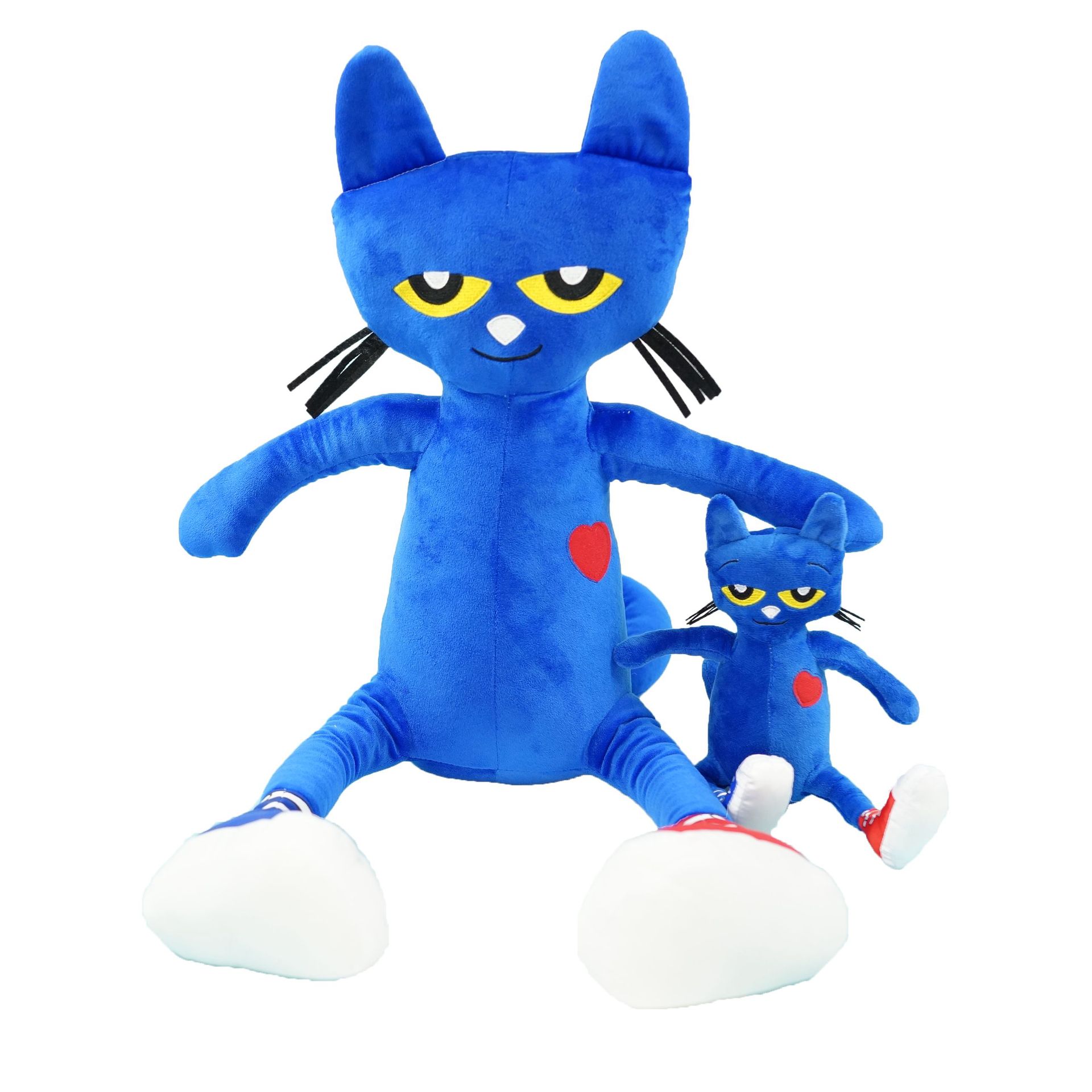 皮特猫 pete the cat 毛绒公仔 毛绒玩具 merrymakers 蓝色猫