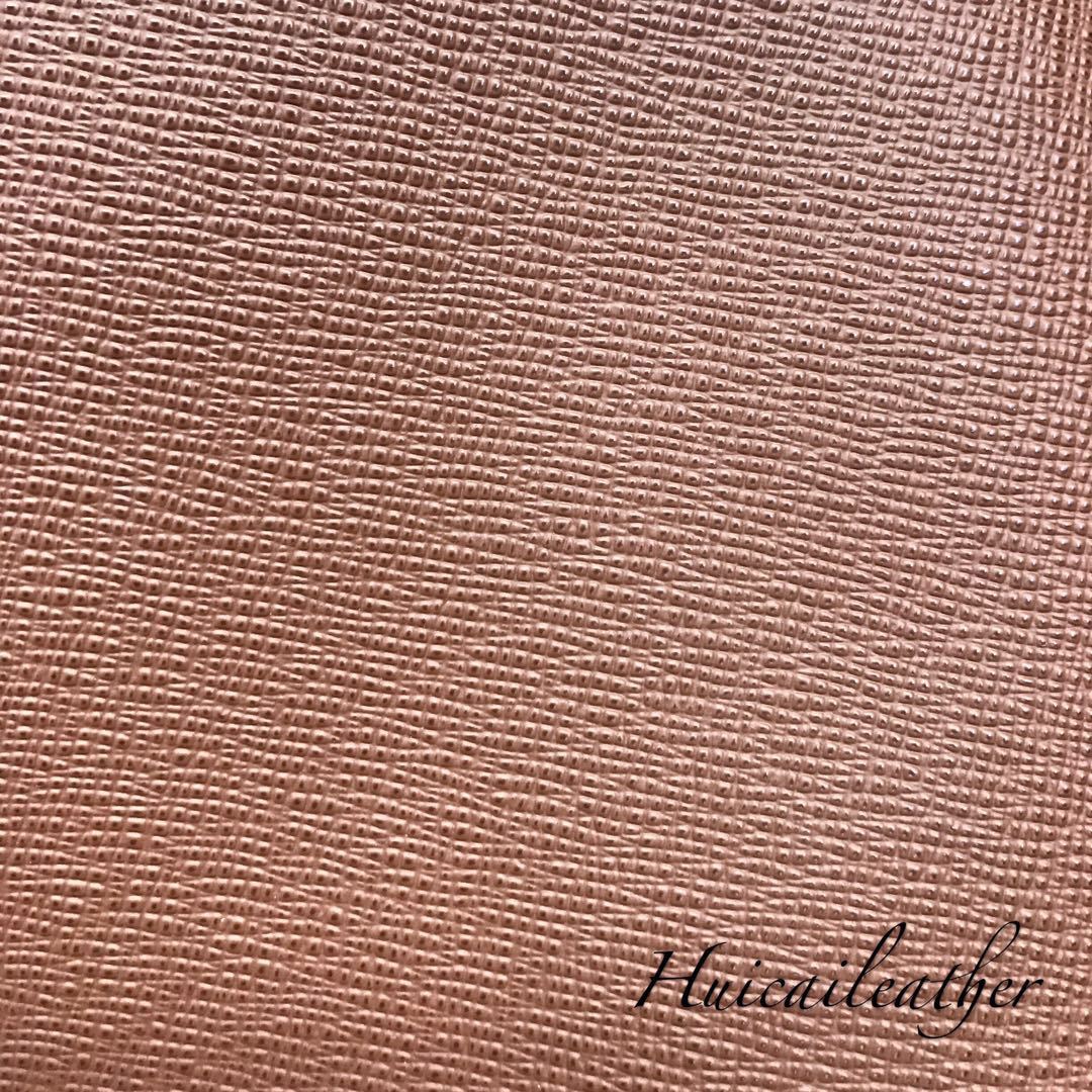 二层小十字纹牛皮压花牛皮真皮小lv配皮里皮小牙签纹真皮皮料皮革