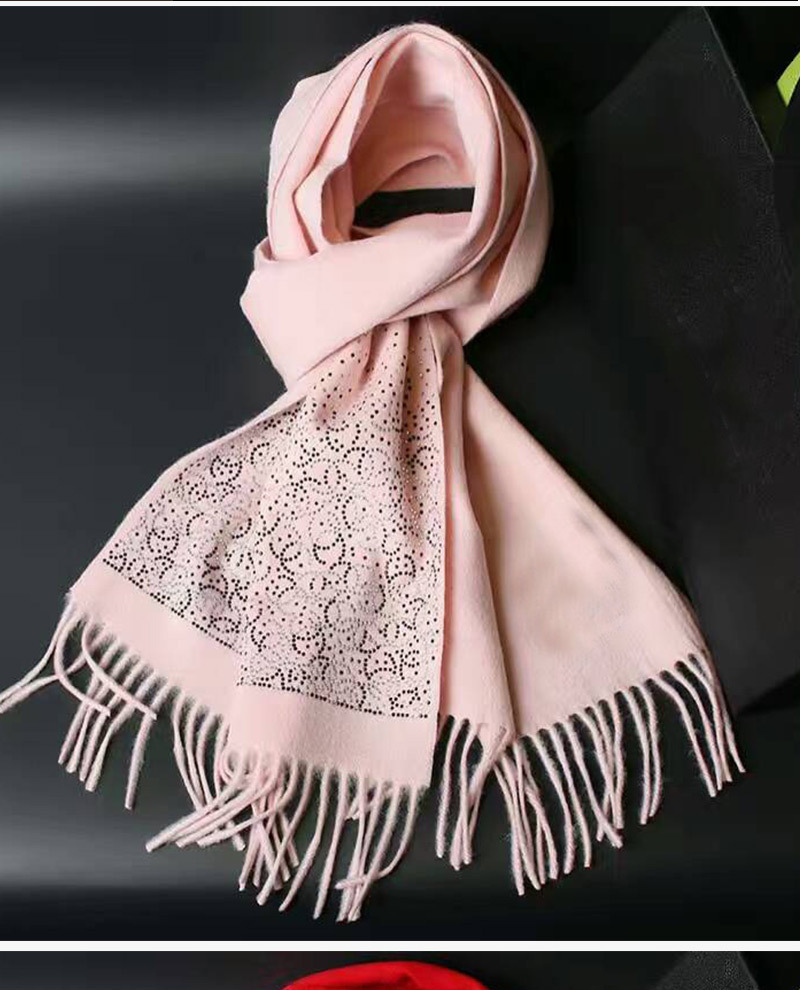 2016年新款,素色 ,羊绒围巾,烫钻,32*170