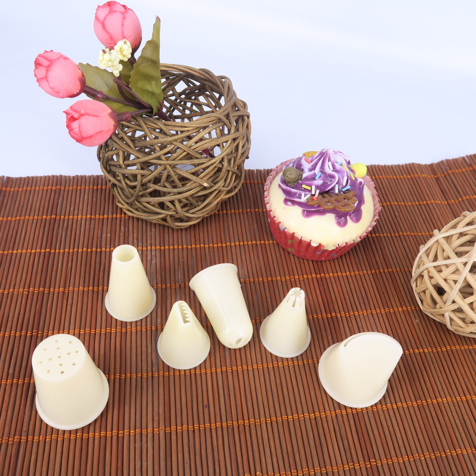 塑料无缝裱花嘴 奶油嘴 无缝嘴 裱花工具 翻糖蛋糕工具 亏本促销