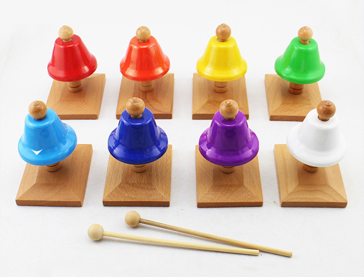 厂家直销 音感钟 蒙氏奥尔夫音乐教具婴幼儿童早教益智类玩教具