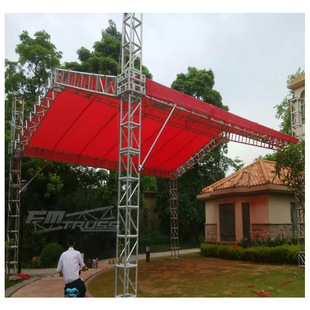 铝合金婚庆舞台灯光架 折叠拼装广告圆管架 太空架 龙门架