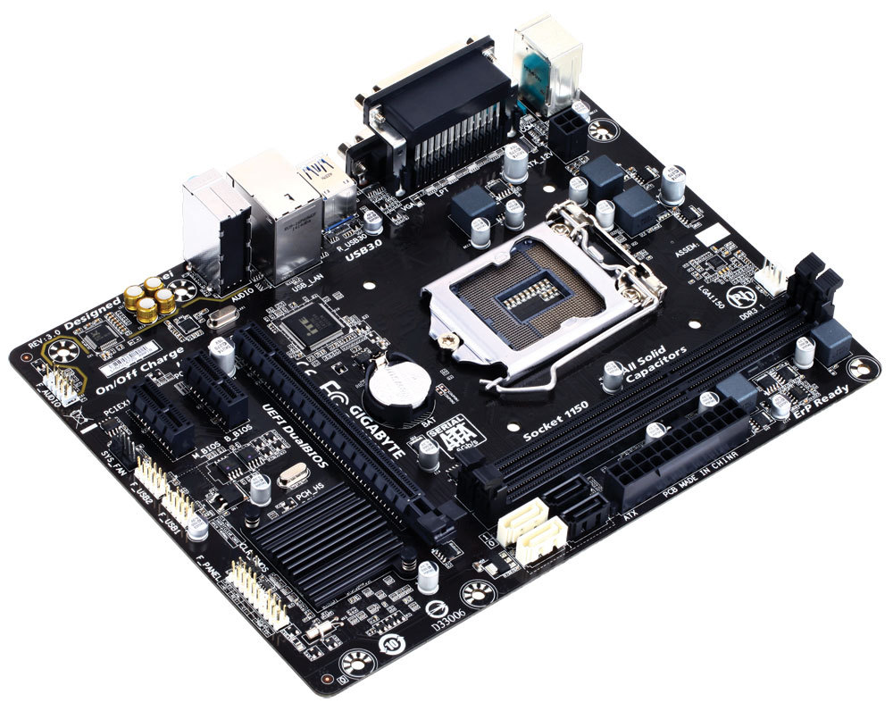 技嘉ga-h81m-ds2 h81主板 台式机电脑主板 带工包装盒