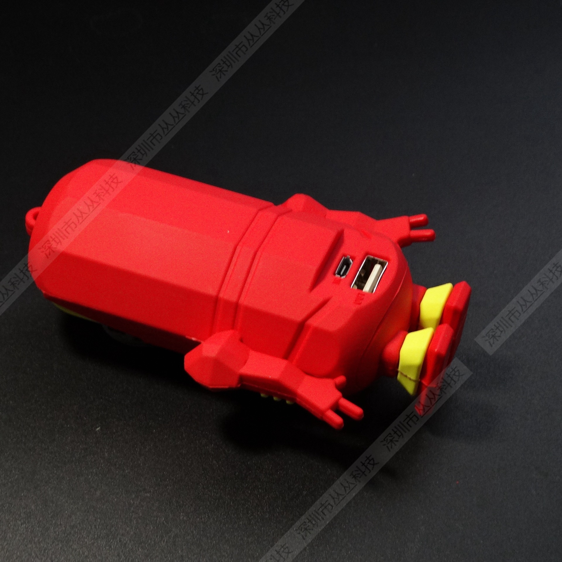 pvc软胶5200毫安充电宝开模,创意礼品设计移动电源开模定制