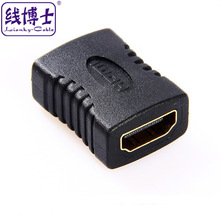 厂家供应HDMI 母对母直通头F-F转接头母头 黑色电脑线材