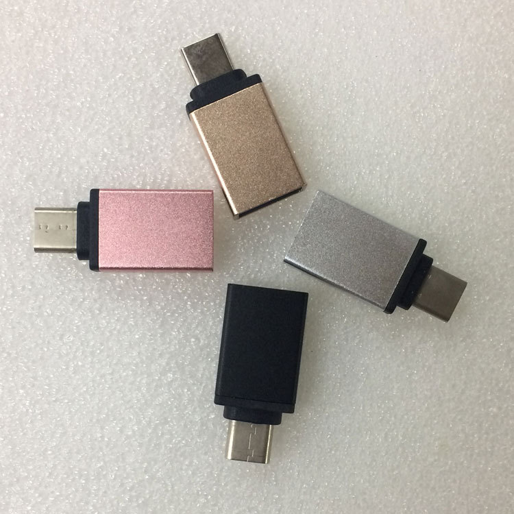 in stock advantages mobile phone otg adapter metal 3.0type-c to usb disk data transmission converter