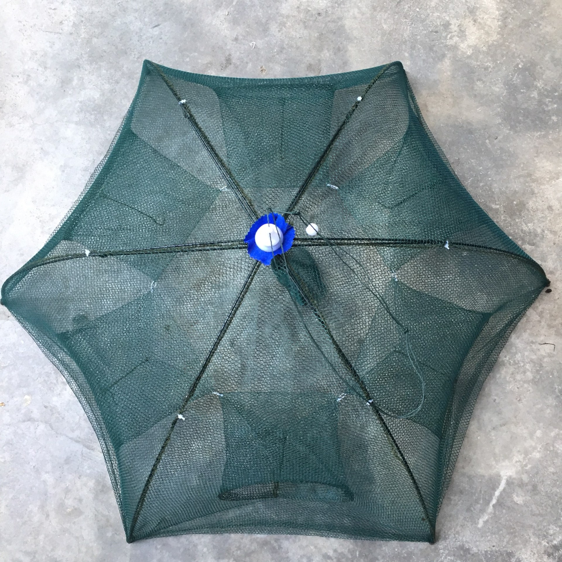 厂家直销鱼自动虾笼 折叠鱼网鱼具 伞网鱼网鱼虾笼网渔网捕鱼工具