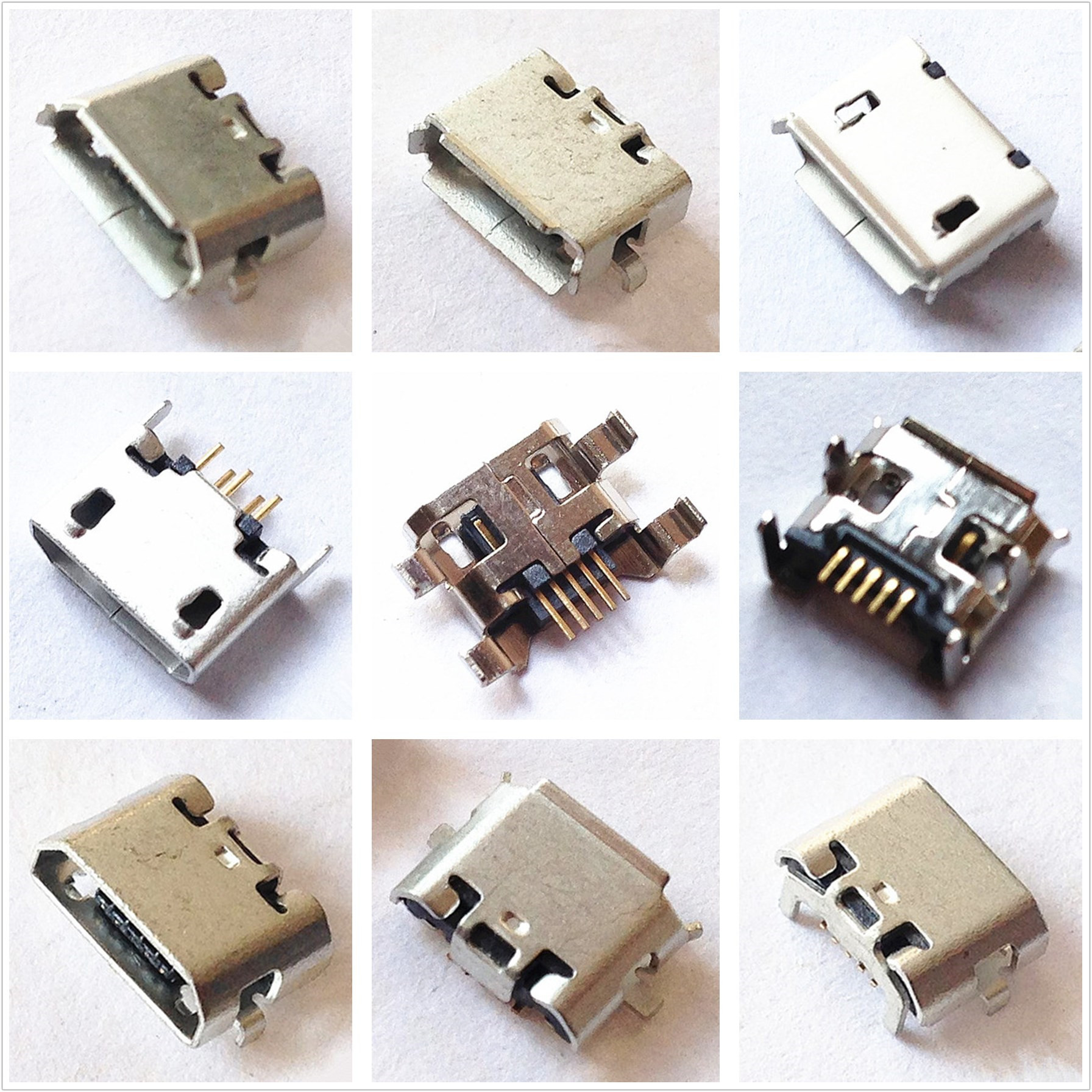 microusb 5pin micro5pin安卓micr0usb5pin micro牛角 micro反向