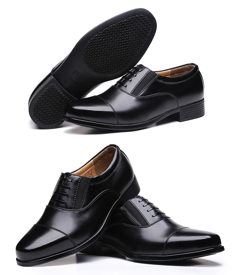 批发正品经典款07b士官三接头真皮皮鞋军工07a制式校尉军官三尖头