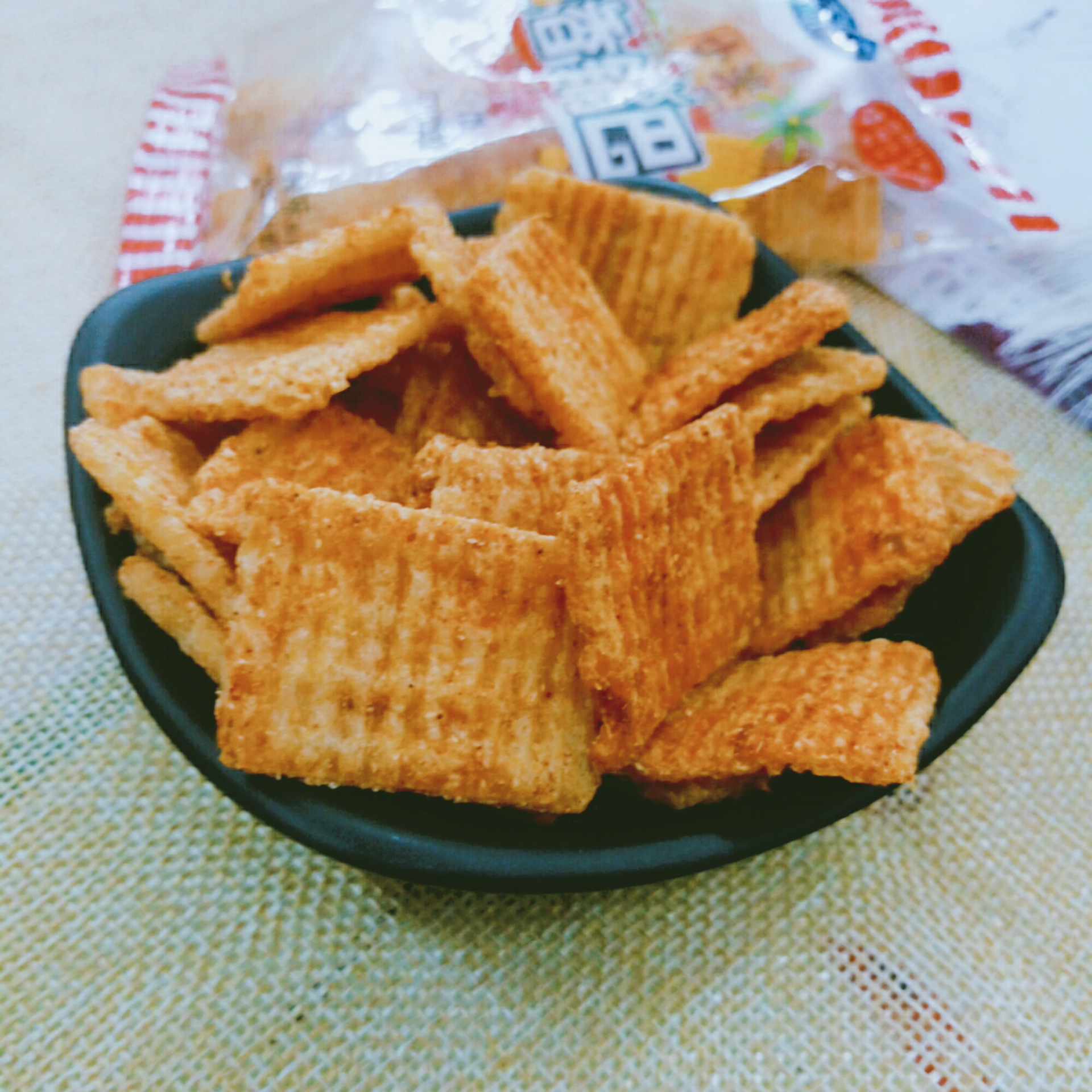 批发休闲零食 卡奇小米豆香锅巴 5斤一箱 散称膨化食品办公室零食