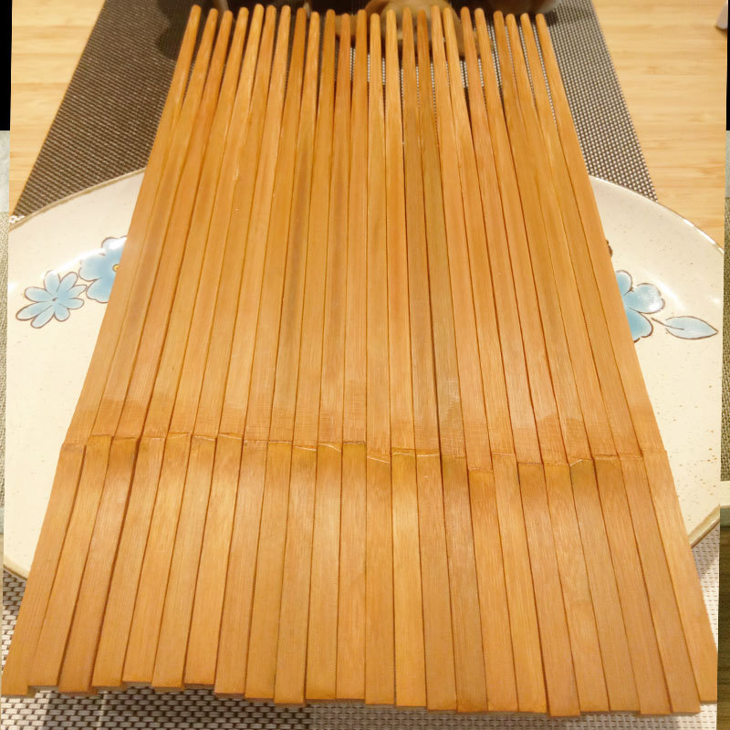 竹节筷手工竹节筷火锅筷工艺筷节头筷创意鱼钩火锅筷捞面筷子