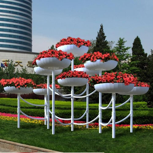 大型工艺花架 市政绿化 户外铁艺花架 公园广场立体花架