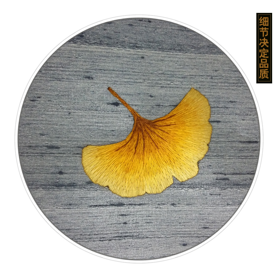 承源轩新中式硬包背景定制酒店客房床头背景刺绣花鸟屏风壁画定制