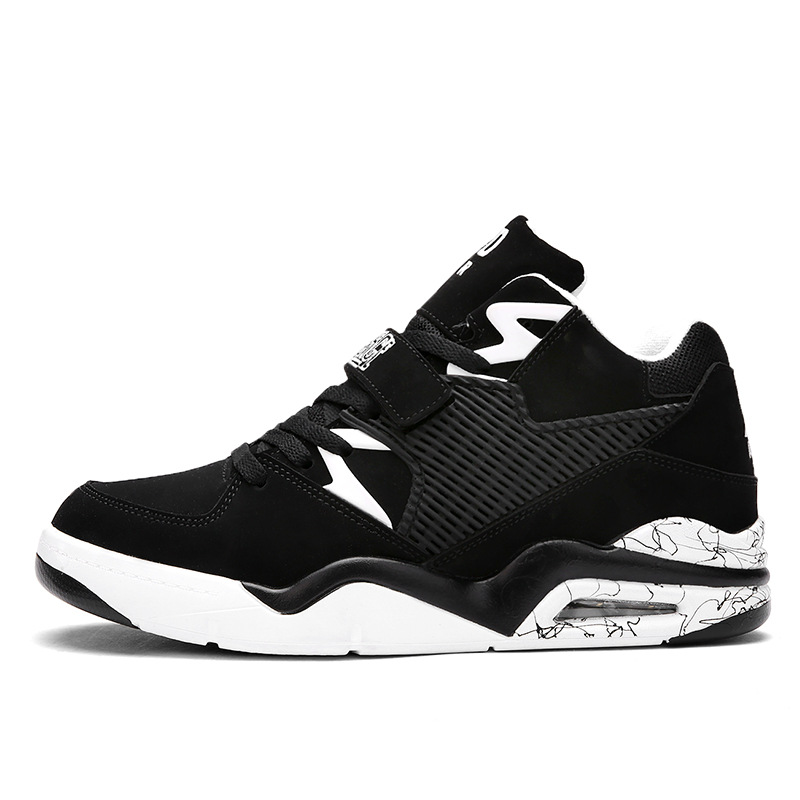 雷翔冬季新款加棉篮球气垫男士运动潮流鞋