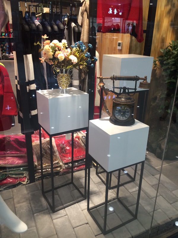 精品服装店包包店鞋店橱窗展示架陈列架高低展示台
